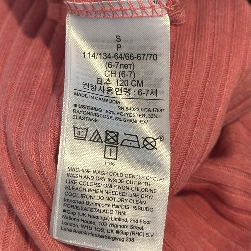 Gap Kid’s Girls Pink Collared Dress Size Small - Picture 6 of 6